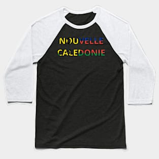 Drapeau Nouvelle Calédonie Baseball T-Shirt